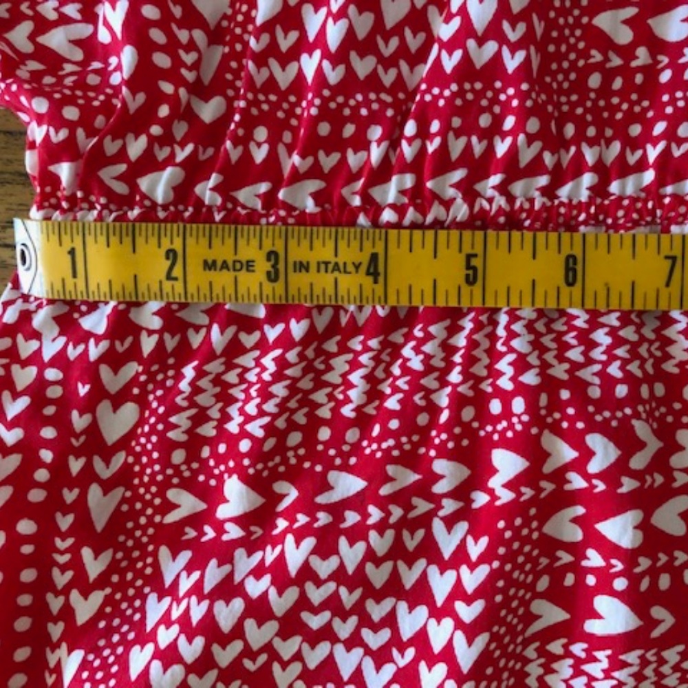 Victoria's Secret “Hearts for My Sweet Heart” Red & White Short Kimono Robe O/S - Picture 9 of 16